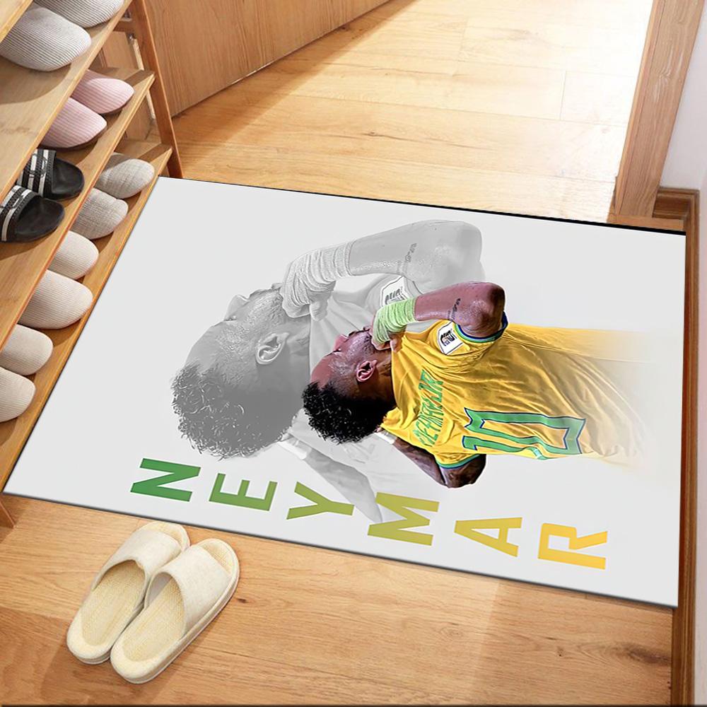Neymar Jr. Brazil Celebration Square Rugs Are a Great Choice for Living Rooms, Bedrooms, Home Décor, and As Gifts.