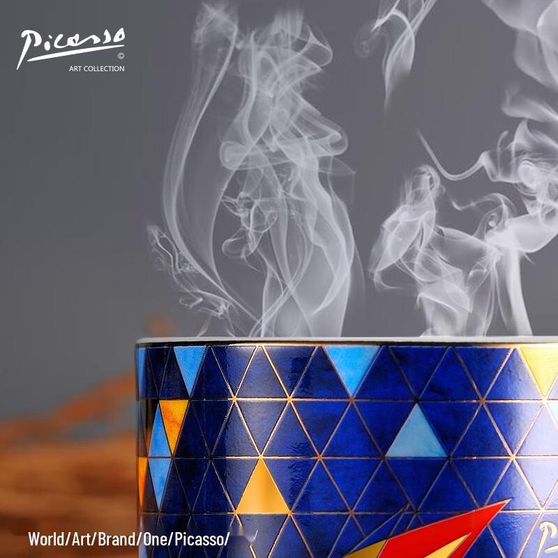 PICASSO 'Flying' Bone China Coffee Cup & Saucer Couple Set