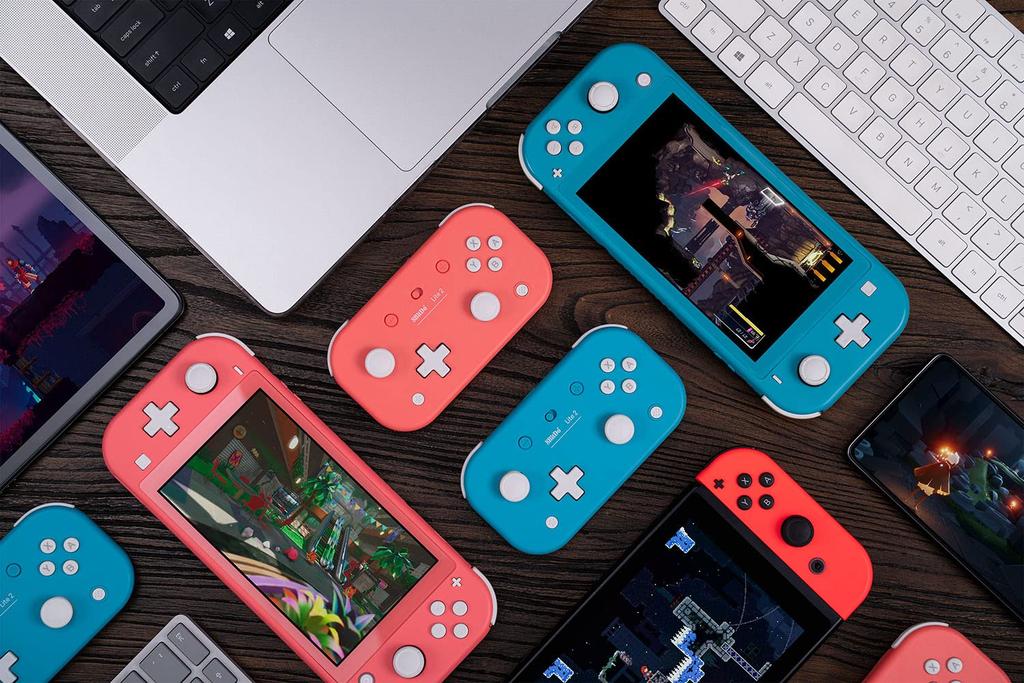 8BitDo Lite 2 Bluetooth Gamepad for Switch and Raspberry Pi Switch, Lite, Android, (Pink)