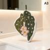 Hot Plant Leaves Hot Plant Cartoon Hand Towel Double-Layer Absorbent Thickened Quick Drying With Hanging Design Bathroom Kitchen