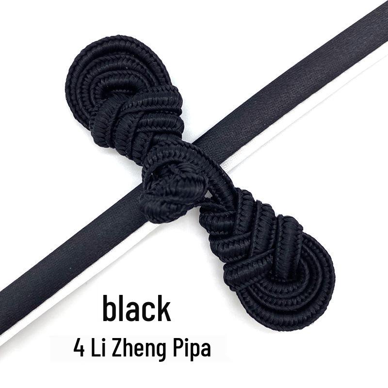 Reversible Handmade Pipa Buttons Tang Suit Cheongsam Coat Shoes Dyeable Polyester Clothing Buttons by Bai Xi Accessories