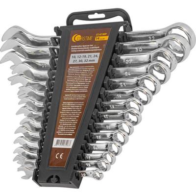 Set of Combination Wrenches 10-32mm 14 Pcs
