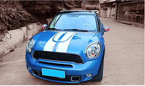 Bruce & Shark 2x Union Jack Wing Mirror Covers for Mini Cooper R55 R56 R57 Power Fold Mirrors