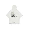 Li Ning Sports Pullover Hoodie Short Sleeve Unisex Hoodies Off-White AWDQB68-1