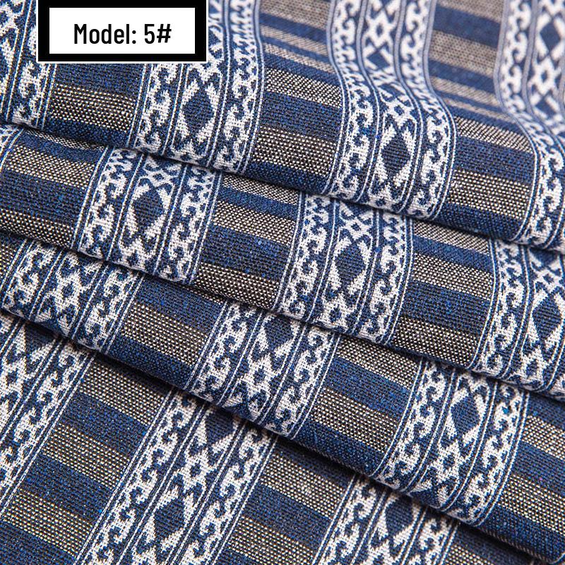 Yunnan Lijiang Ethnic-Style Cotton Linen Tablecloth – Retro Bohemian Decor.