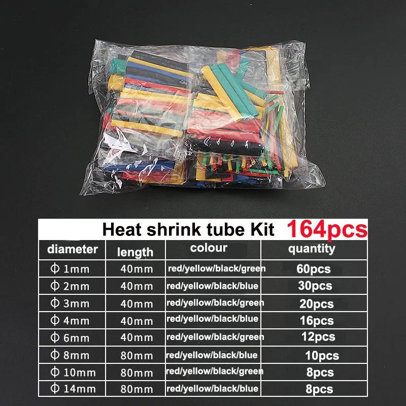 

Heat Shrink Tubing Thermoresistant Tube Heat Shrink Wrapping Kit 2:1 Insulation Wire Cable Kit ,For Electrical Wiring and Repair