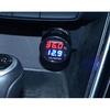 2 En 1 Voltmètre + Thermomètre Voiture Auto Camion Bus Moto Batterie Tension Température Numérique Moniteur Indicateur