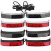 Motorcycle Saddlebag Luggage Tail Run Turn Signal Light Black Lens Lamp For Harley Touring Road King FLHR 14-20 CVO FLHTKSE