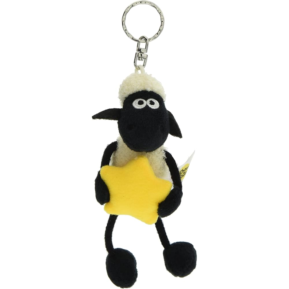 NICI Shaun the Sheep Star Plush Toy 10cm Soft Stuffed Animal Kids Gift