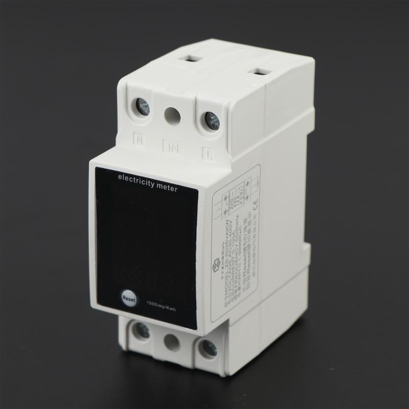 ZS-6035VAKW Digital Energy Meter Din Rail Electricity Usage Monitor AC30-400V Voltmeter Ammeter Watt Kwh Frequency Power Meter