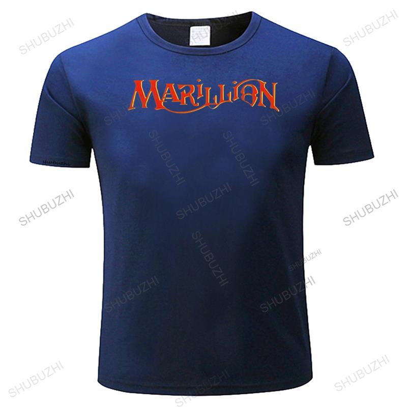 ZheXiong TEE Marillion T-shirt Britse Rockband Logo T-shirt EU Maat Ronde Hals Ademend Hoge Kwaliteit Korte Mouw Katoenen T-shirts S