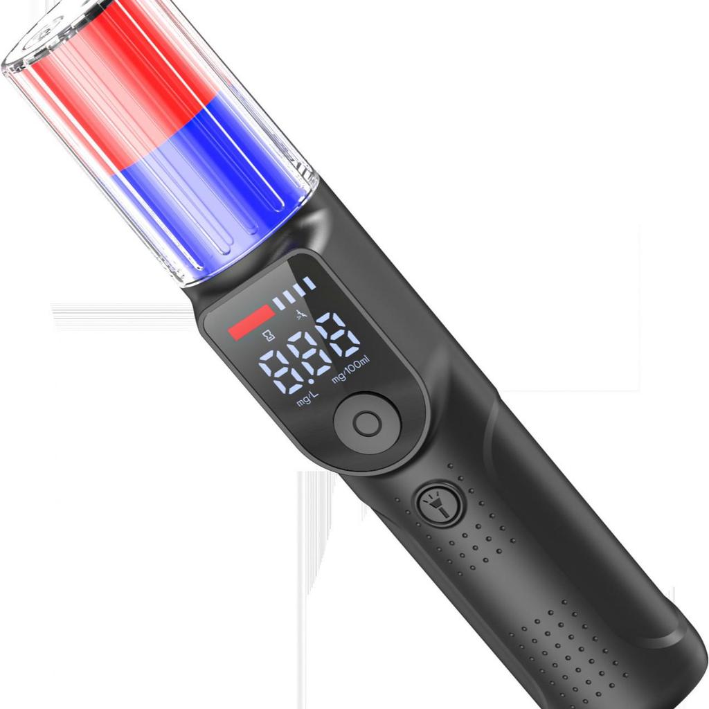 Portable High-Precision Rechargeable Breathalyzer for Drunk Driving Detection