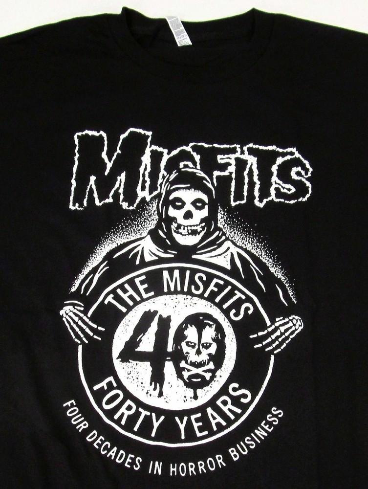 

The MISFITS T-shirt 40 Years Fiend Skull Danzig Horror Punk Tee Men s New Unisex T-Shirt S