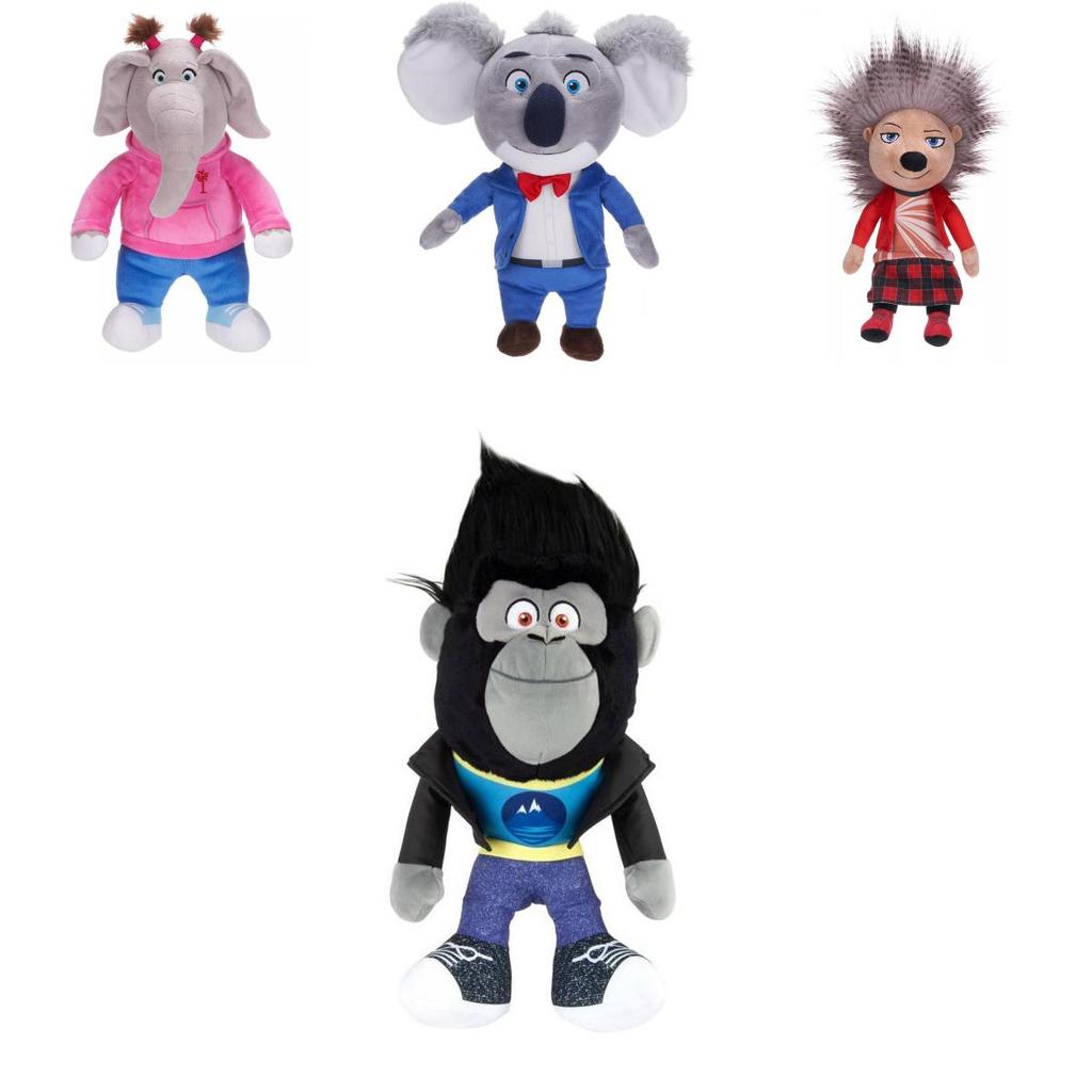 Sing 2 Elephant Plush Toy With Short Plush Material For Kids And Collectors