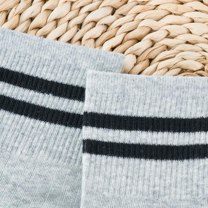 Calzini Casual a Righe da Uomo Spessore Standard Cotone Traspiranti Divertenti Unisex Moda Street Happy Sock Economici Per 1 UAH