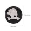 56mm 4ks Krytka středového víčka kola auta Nálepka odznaku Pro Skoda Octavia Fabia Kamiq Kapoq Kodiaq Rapid Superb SCALA Auto Doplňky