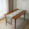 Jacquard Blue Table Runner for Dining Decoration Home Tea Table Runner Table Cover TV Cabinet Bed Runner