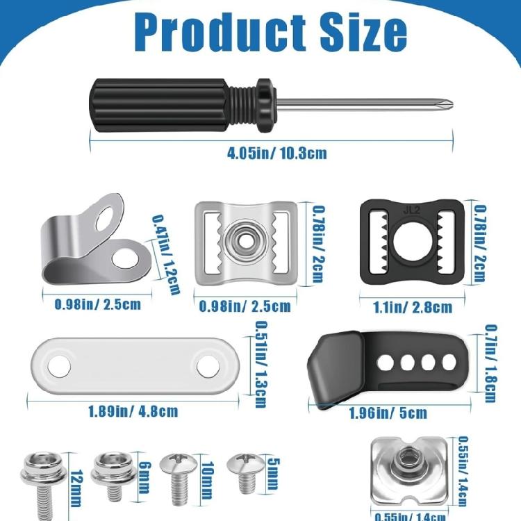 31Pcs Football Helmets Repair Kits Football Helmets Hardware Hockey Helmets Part