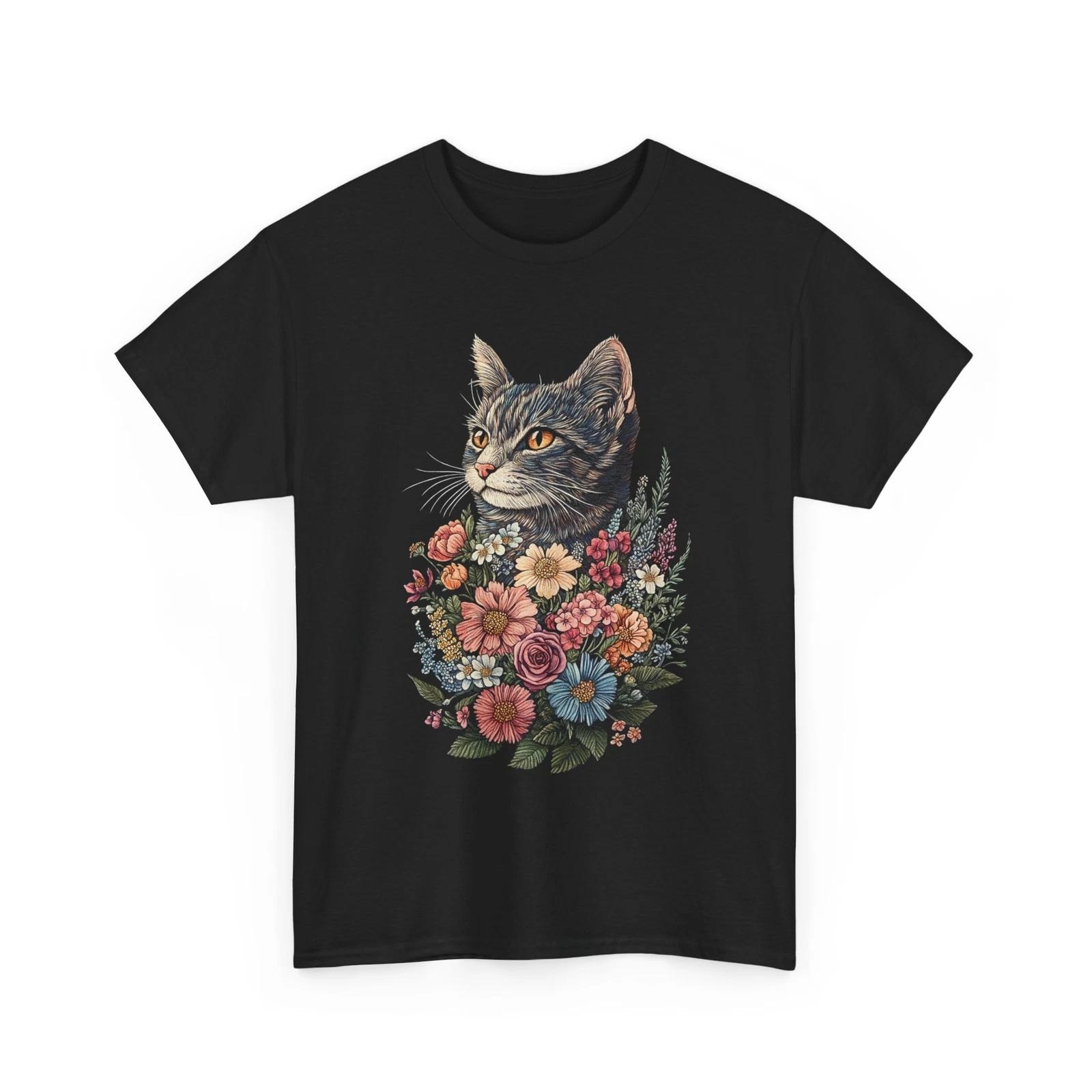 Funny Cat T-Shirt for Cat Lovers – Cute Graphic Tee for Men & Women S