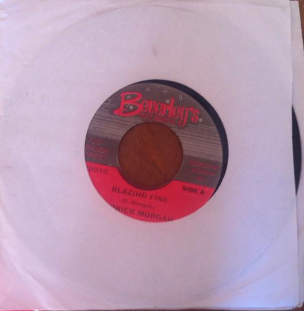 7inch Record DERRICK MORGAN - Blazing Fire BV0010 Beverley's Reco Jamaica Reggae, Ska & Dub Used