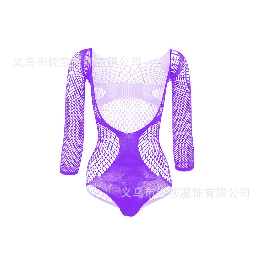 European and American foreign trade factory direct sales of sex underwear, sexy net clothes, one-piece stockings, cut-out tight-fitting clothes,...