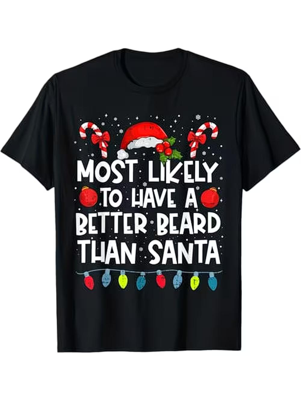 

A T-Shirt Featuring The Family Member Who Probably Sports a Better Beard Than Santa Claus S
