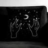 C-Celestial H-Hands Art Print Cushion Cover Pillowcase Ultra Soft Skin Friendly Fabric Cloud Like Comfort & Concealed Zipper