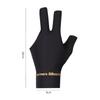 Spandex Snooker Billiard Cue Glove Pool Left Hand Open Three Finger Glove Elasticity Training Glove Billiard Accessories