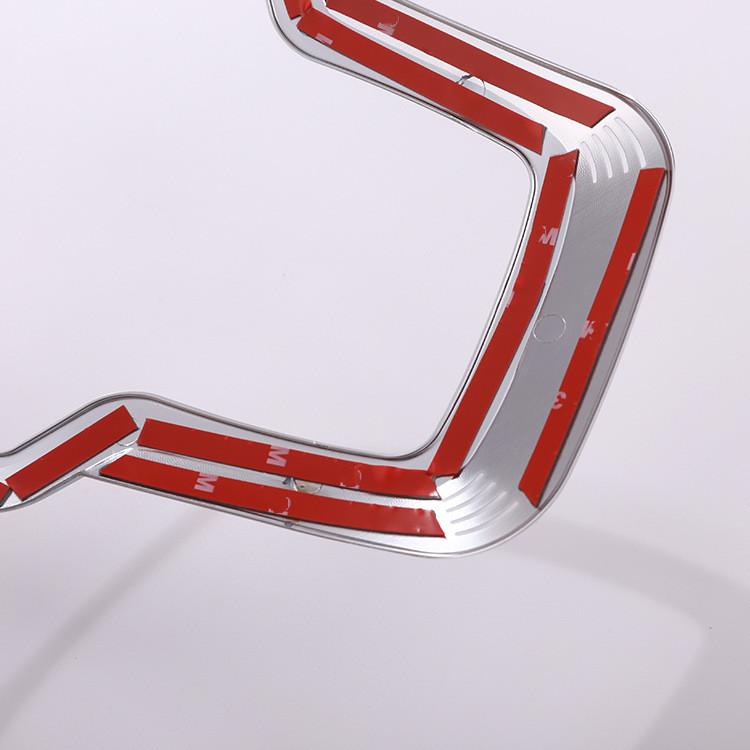 ABS Chrome Car Front Ceiling Reading Lamp Frame Matt Chromed Trim Cover Fit For Alfa Romeo Giulia Stelvio
