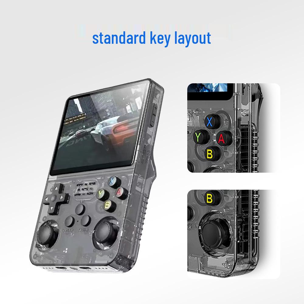 R36s Handheld Retro Console: Dual Joysticks, HD Screen, Open Source System, Nostalgic Games.