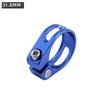 1PC 28.6/31.8/34.9MM Aluminum Alloy Bicycle Seat Tube Clamp Quick Release Seat Tube Clip Road Bike Seatpost Clamp Bike Accessori