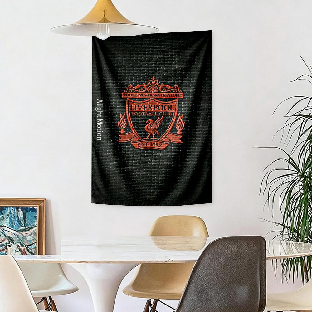 Liverpool Football Club Wall Decor Tapestry Art For Pet Memorial Birthdaywedding Party Backdrop Family Gift