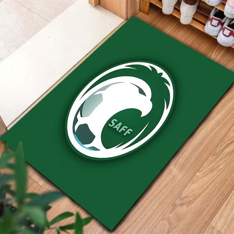 Saudi Arabia National Football Team Carpet Rug for Living Room Bedroom Home Sofa Decoration,Kids Play Non-slip Floor Mat