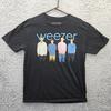 2026 Hot Sale Vintage Top Weezer T Shirt Since 1992 Computer Band Tee Alt Punk Rock Streetwear Classic Y2k Print Casual Loose T Shirts Unisex