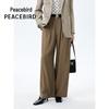 PEACEBIRD Commuter Style Drape Pants