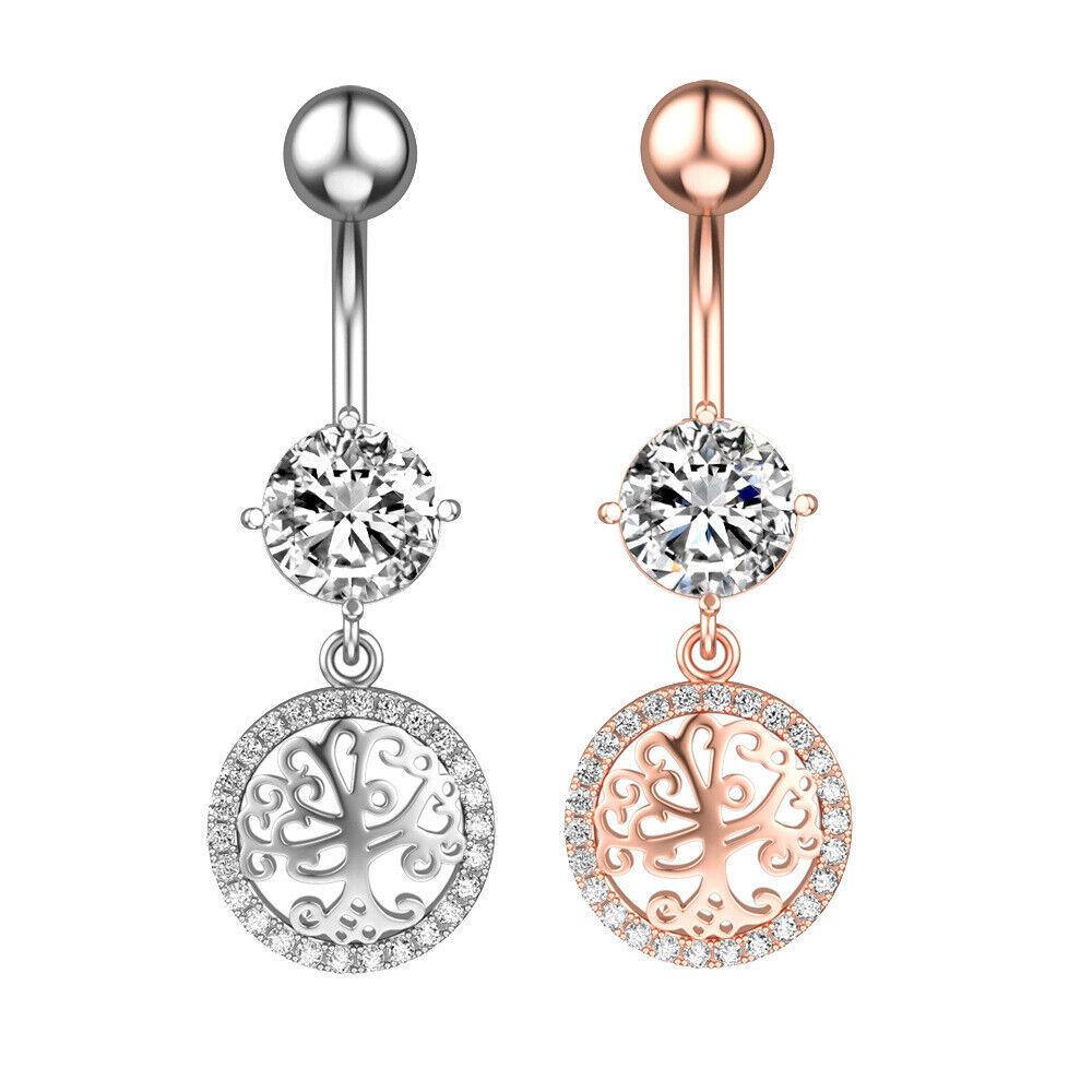 

2 шт./лот бабочка циркон подвесной пирсинг живота сексуальный обратный бар цветок сердце пупок кольца для женщин пупочное кольцо