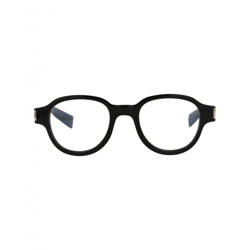 

Saint Laurent Round Frame Acetate Sunglasses Black Black Black One Size