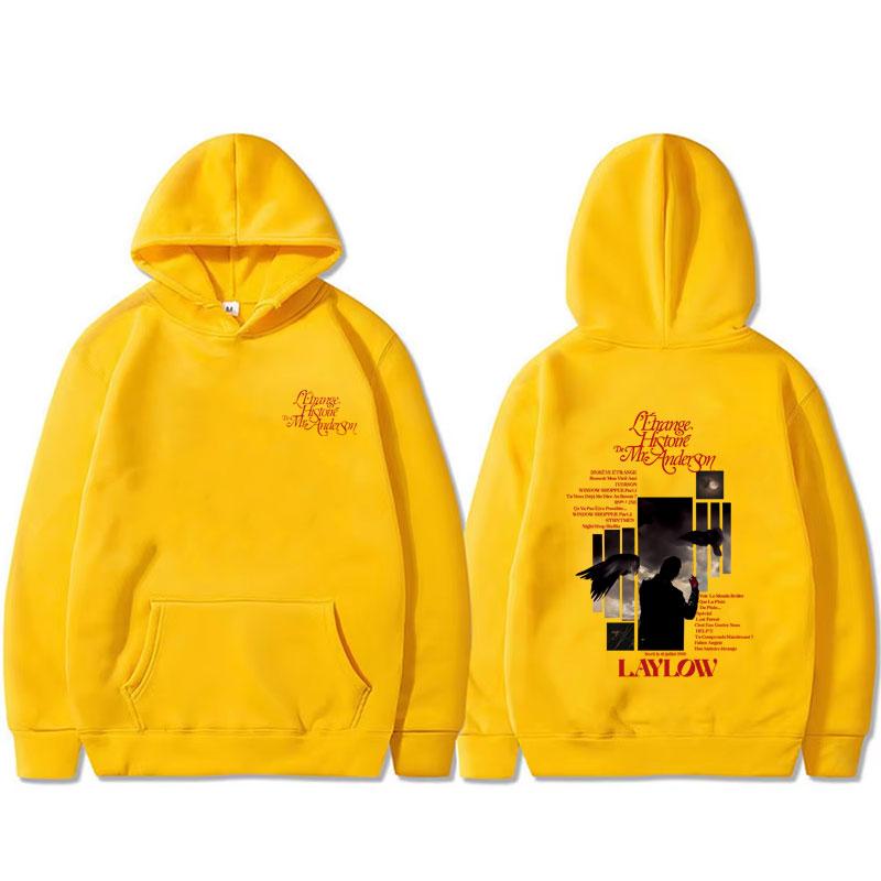 Rapper Laylow L'etrange Histoire De Mr.anderson Men's hoodie Hip Hop Pop Music Men's Casual Retro hoodie