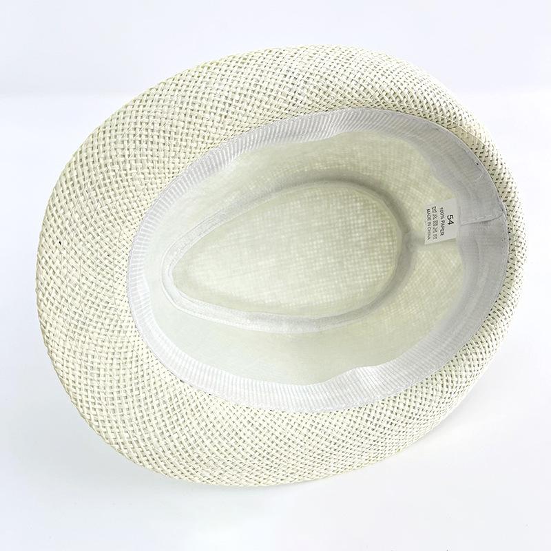 Sombrero Fedora de Primavera y Verano para Niños: Sombrero de Paja para Niños y Niñas, Protección Solar, Ropa de Viaje y Playa, Estilo Británico.