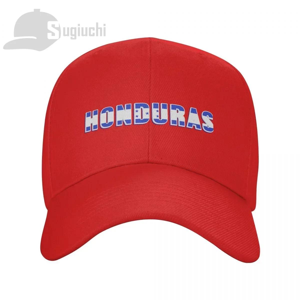 Honduras Country Flag With Name Baseball Cap Unisex Women Summer Unisex Hip Hop Caps Golf Hat Trucker Caps One Size