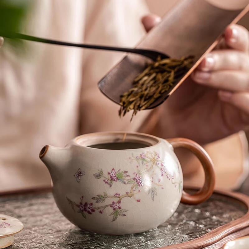 Changshen Ru Kiln Xishi Ceramic Teapot