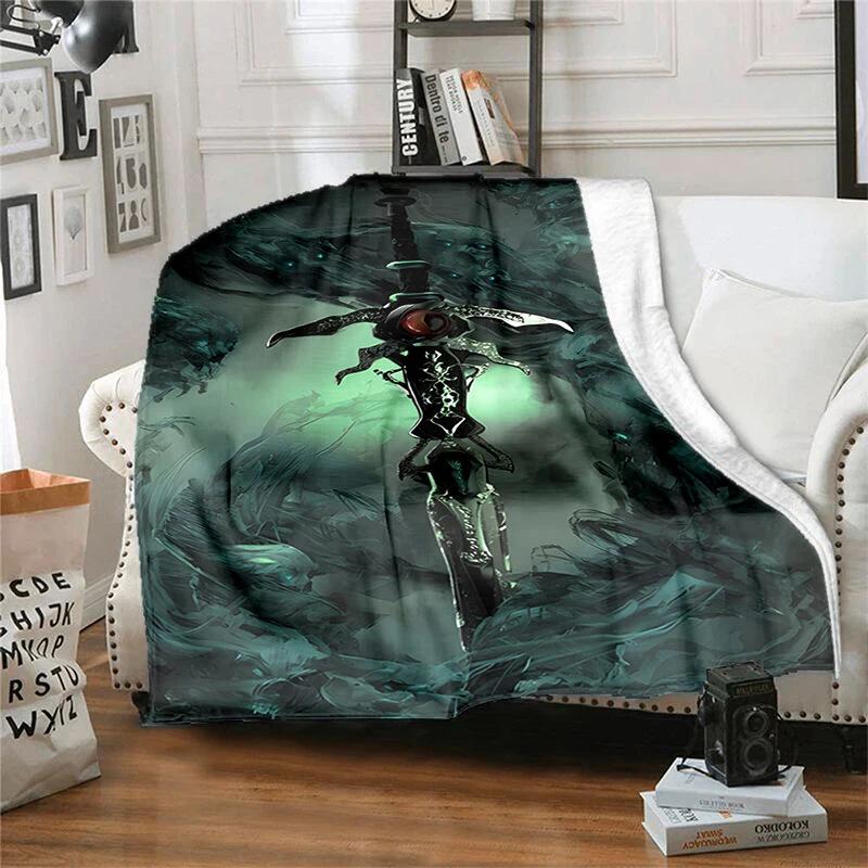 

Fantasy Weapons Bow And Arrow Theme Flannel Blanket Boys Gift Blanket Decorative Blanket Blanket 70x100cm
