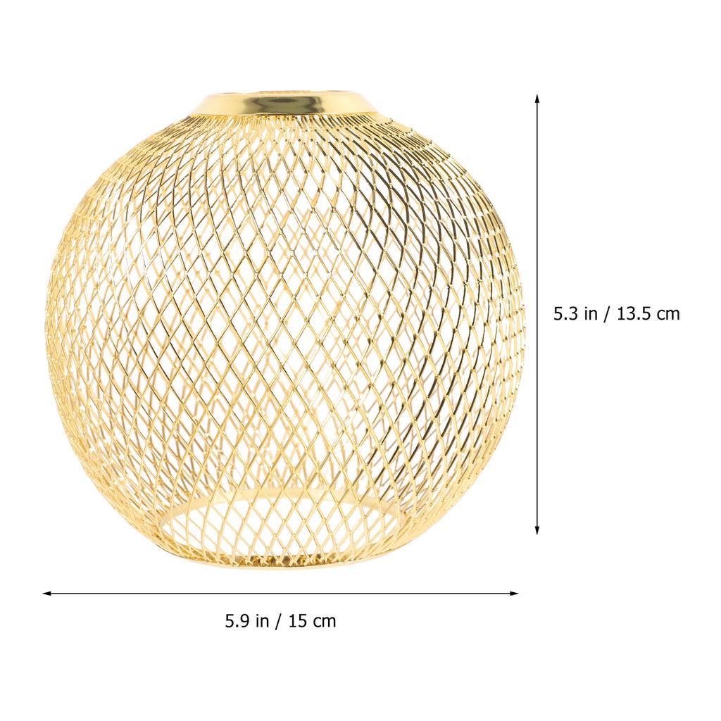 Exquisite Metal Lampshade Hollow Out Iron Cover for Pendant Lamp Ceiling Light Warm Ambient Industrial Lamp Shade