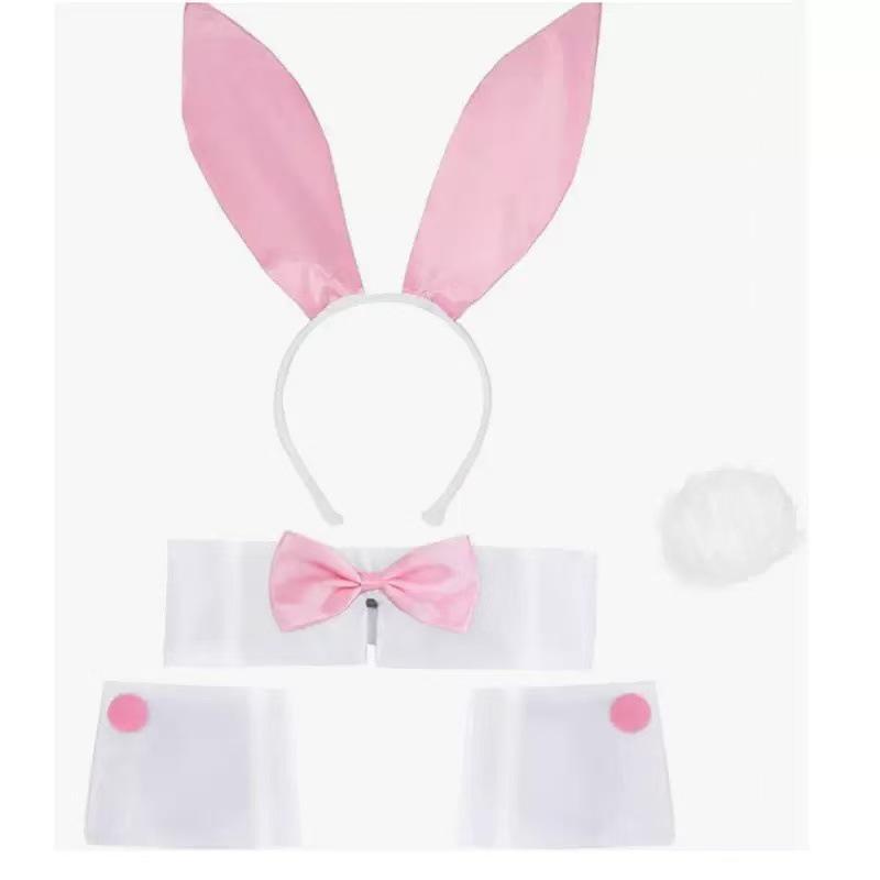 Cross-Border Bunny Ears Headband Set for Easter & Halloween