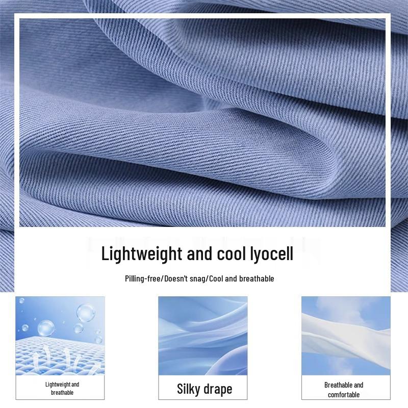 Women’s Tencel Wide-Leg Ice Silk Pants - Summer 2025 Edition