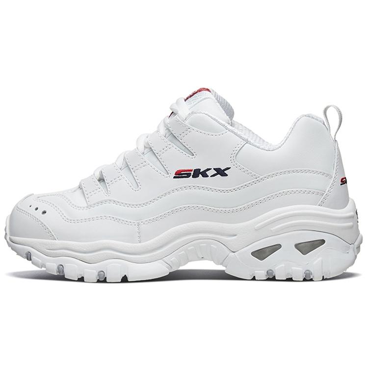 Skechers Energy Daddy Shoes White Blue Red Men s 51829-WML EU 40