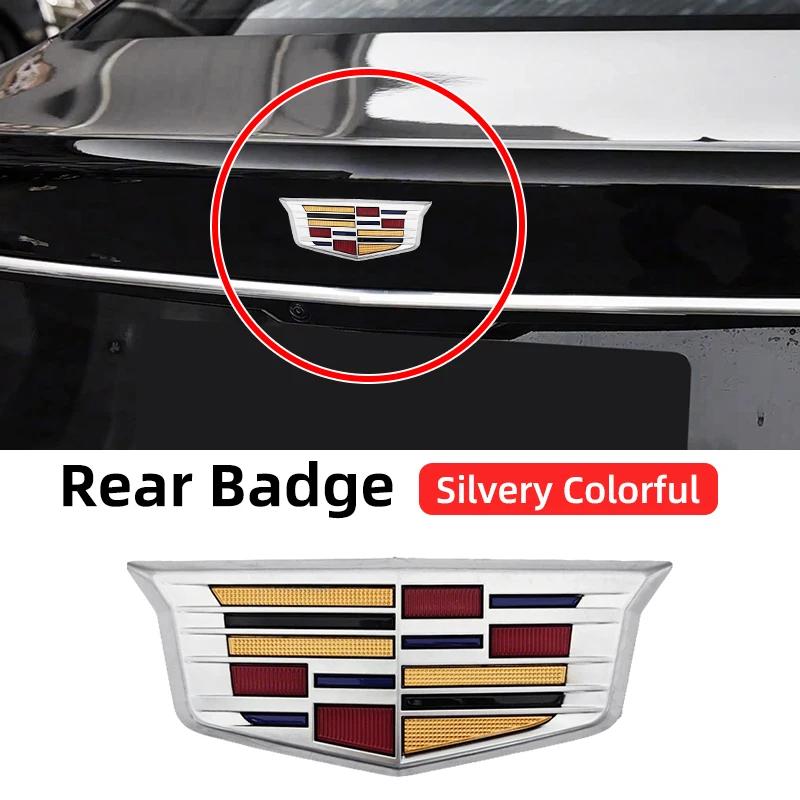 

Car Rear Trunk Boot Front Head Grille Badge ABS 3D Logo For Cadillac CT4 CT5 CT6 XT4 XT5 XT6 ATS XTS Auto Emblem Accessories CT4