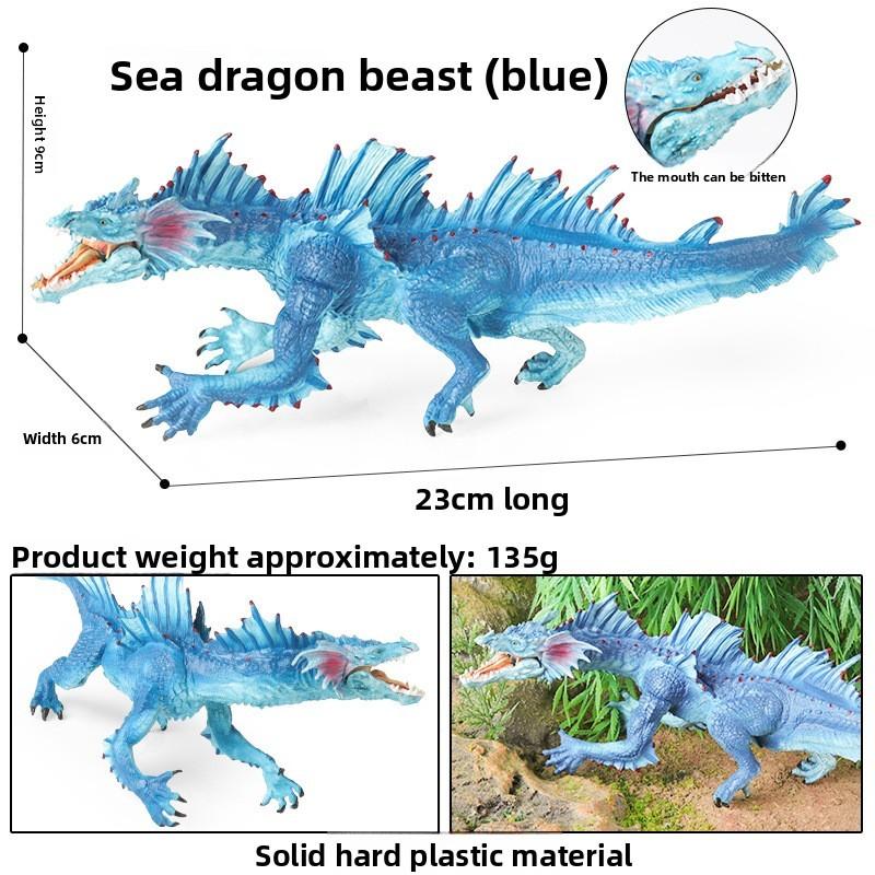 Three Headed Dog Fire Phoenix Stone Monster Dragon Warcraft Model For Kids And Collectors