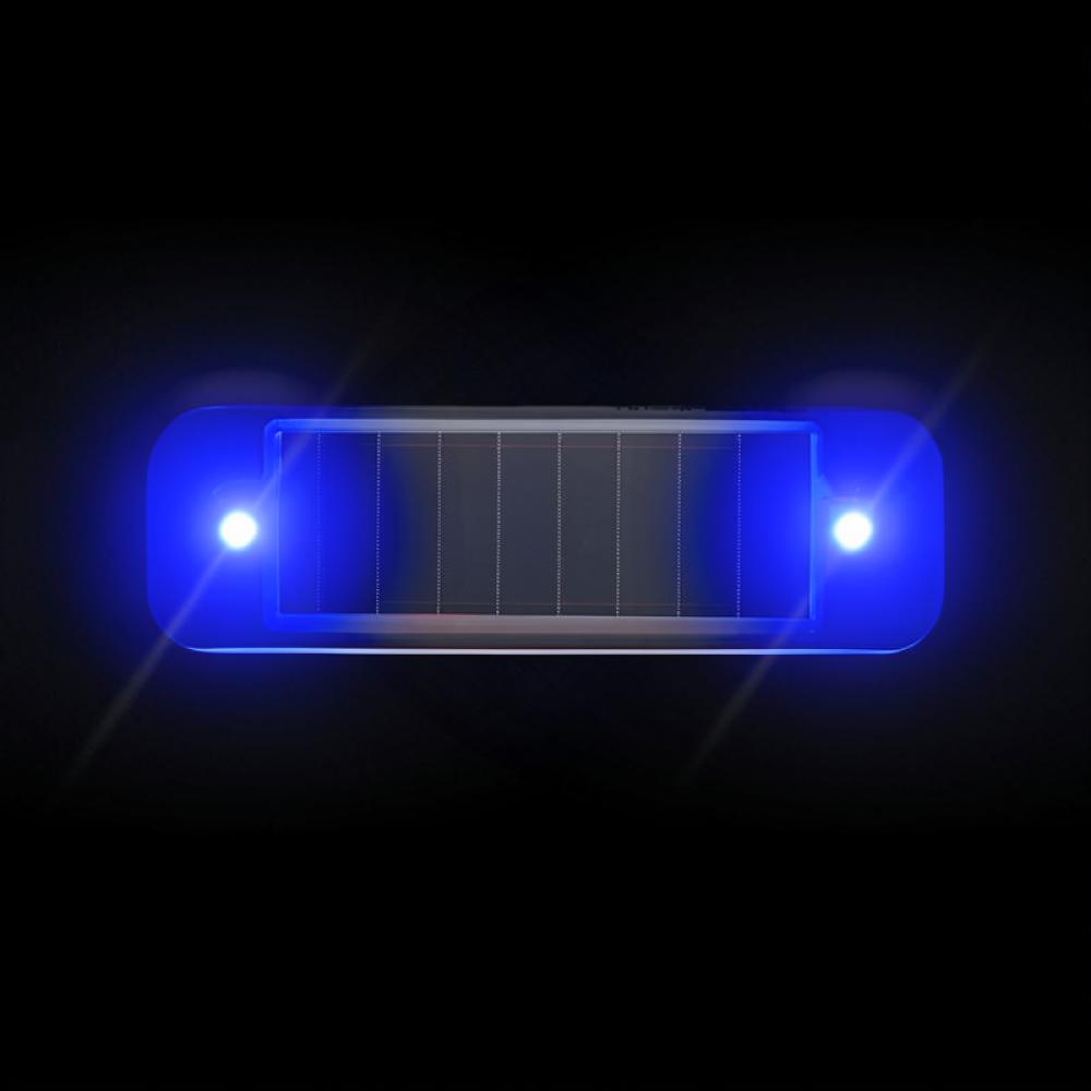 Universal Solar Powered Warning Strobe Light Wireless Vibration Sensor Anti Rear End Signal Lamp For Car Auto Motorcycle