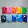100Pcs Birds Leg Clips Harmless Extensible Plastic Mix Color 8mm Pigeon Foot Ring for Pet